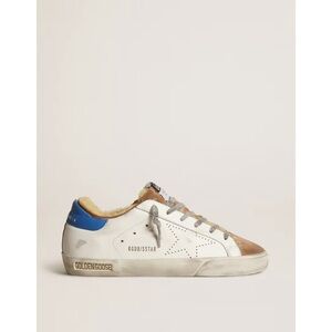 Super-Star with shearling lining and perforated star